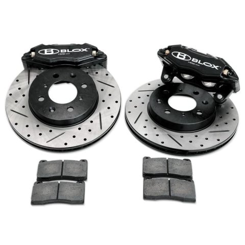 BLOX Racing 92-95 Honda Civic Tuner Series Front Brake Upgrade Kit thumbnail 1