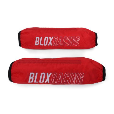 BLOX Racing Coilover Covers - Red (Pair) thumbnail 1