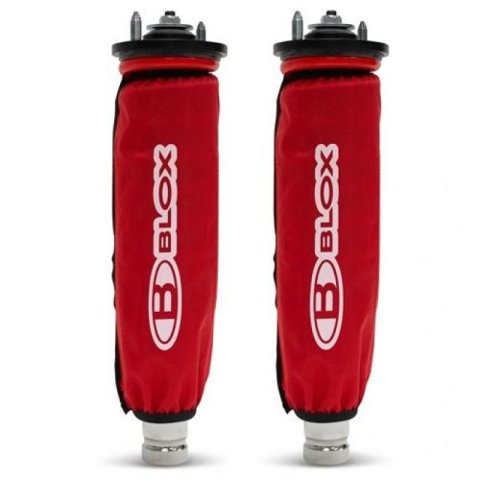 BLOX Racing Coilover Covers - Red (Pair) thumbnail 5