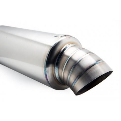 BLOX Racing 3 inch Universal Street Muffler - Turndown Tip thumbnail 3