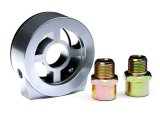BLOX Racing Oil Filter Block Adapter Silver / For Oil Pressure / Oil Temperature thumbnail 1
