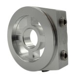 BLOX Racing Oil Filter Block Adapter Silver / For Oil Pressure / Oil Temperature thumbnail 3