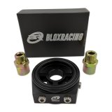 BLOX Racing Oil Filter Block Adapter Black / For Oil Pressure / Oil Temperature thumbnail 1