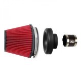 BLOX Racing Performance Filter Kit w/ 4.0inch Velocity Stack Air Filter and 4.0inch Silicone Hose thumbnail 2