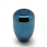 BLOX Racing Limited Series 6-Speed Billet Shift Knob - Electric Blue 12x1.25mm thumbnail 1