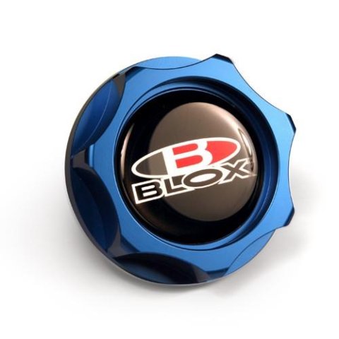 BLOX Racing Billet Honda Oil Cap - Blue thumbnail 1