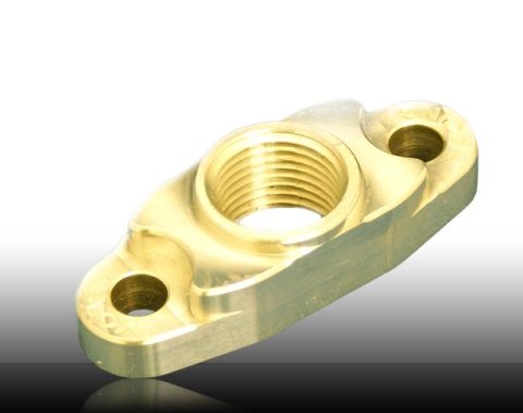 BLOX Racing Billet Oil Drain Flange
