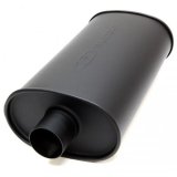 BLOX Racing 2.25 inch SL Sport Muffler - Matte Black thumbnail 1