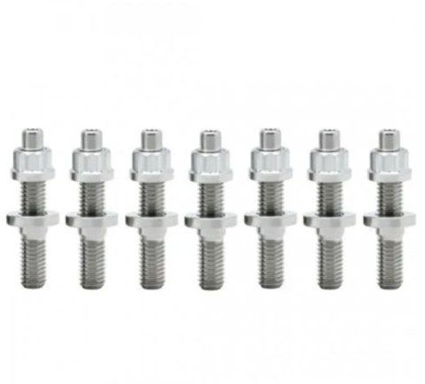 BLOX Racing SUS303 Stainless Steel Exhaust Manifold Stud Kit M8 x 1.25mm 45mm in Length - 9-piece