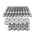 BLOX Racing SUS303 Stainless Steel Exhaust Manifold Stud Kit M8 x 1.25mm 45mm in Length - 9-piece thumbnail 7