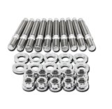 BLOX Racing SUS303 Stainless Steel Manifold Stud Kit M8 x 1.25mm 65mm in Length - 10-piece thumbnail 5