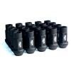 BLOX Racing Street Series Forged Lug Nuts - Flat Black 12 x 1.5mm - Set of 20 (New Design) thumbnail 3