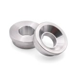 BLOX 2-Piece Billet Aluminum Solid Shifter Bushing B-Series Transmissions - Silver thumbnail 1
