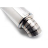 BLOX Racing 2.5 inch Universal Street Muffler - Turndown Tip thumbnail 1