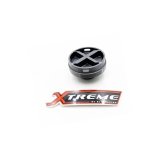 BLOX Racing Xtreme Line Billet Honda Oil Cap - Gun Metal thumbnail 1