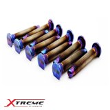 BLOX Racing Titanium Extended Wheel Studs M12X1.5mm 10Pcs Honda Fitment - Burnt thumbnail 1