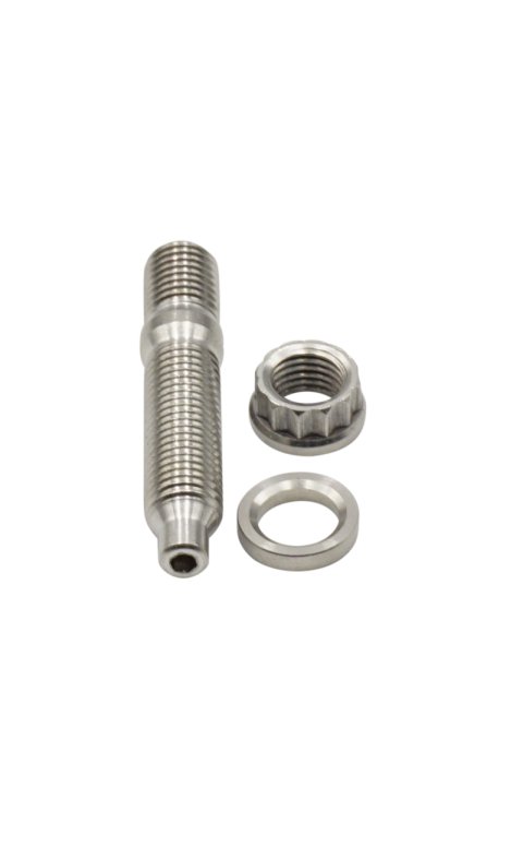 BLOX Racing M10x1.25x55mm Single Piece Stainless Steel Manifold Stud thumbnail 1