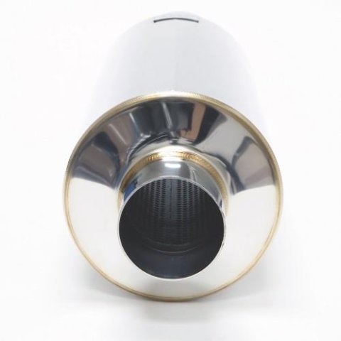 BLOX Racing 76.2mm N1 Angled Tip Muffler Universal thumbnail 1