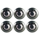 BLOX Racing New Fender Washers Kit M6 12pt - 6pc Large Diameter Gun Metal thumbnail 2