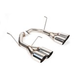 BLOX Racing 2022+ WRX Muffler Delete / Axle Back Single Wall 4in - Polished Tips thumbnail 5
