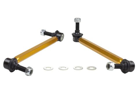 Whiteline 05+ Mustang Coupe 8cyl (Inc Shelby GT/ GT500) Front Swaybar Link Kit H/Duty Adj Steel Ball thumbnail 1