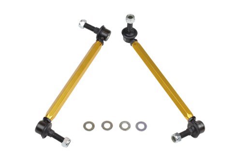 Whiteline 05+ Mustang Coupe 8cyl (Inc Shelby GT/ GT500) Front Swaybar Link Kit H/Duty Adj Steel Ball thumbnail 2