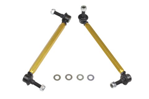 Whiteline 05+ Mustang Coupe 8cyl (Inc Shelby GT/ GT500) Front Swaybar Link Kit H/Duty Adj Steel Ball thumbnail 4