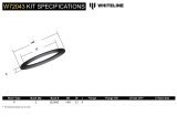 Whiteline Plus 4/91-5/01 BMW 3 Series Rear Spring Pad Bushing - 12mm Height Increase thumbnail 5