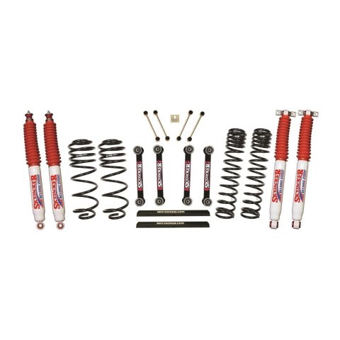 Skyjacker 03-06 Jeep TJ 4in D-Rate Long Travel Kit w/ OE FR/RR Lower Links/Hydro 7000 Shocks thumbnail 1