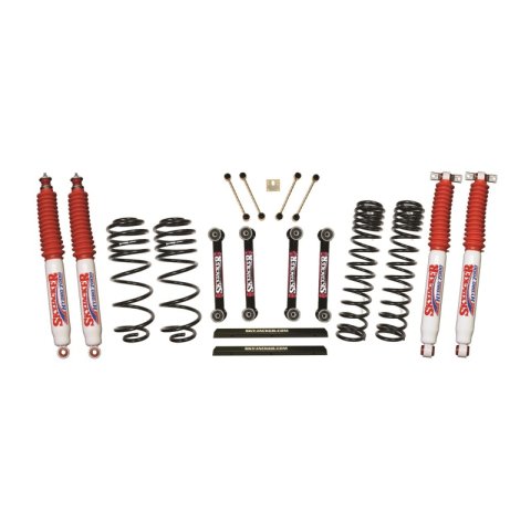 Skyjacker 03-06 Jeep TJ 4in D-Rate Long Travel Kit w/ OE FR/RR Lower Links/Hydro 7000 Shocks thumbnail 2