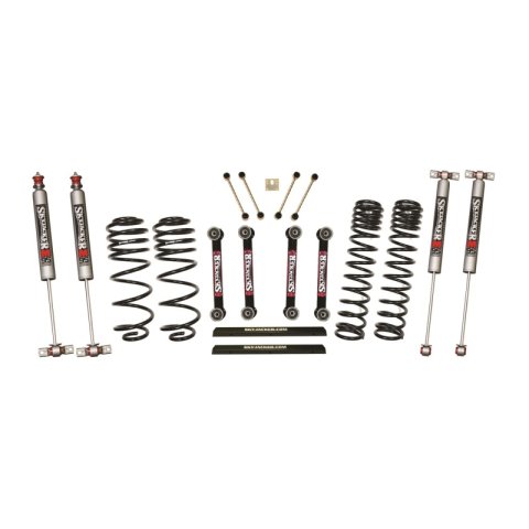 Skyjacker 03-06 Jeep TJ 4in D-Rate Long Travel Kit w/ OE FR/RR Lower Links/M95 Monotube Shocks thumbnail 2