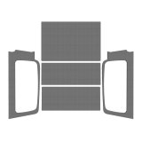 DEI 04-06 Jeep Wrangler LJ Unlimited Headliner Complete Kit - Gray thumbnail 1