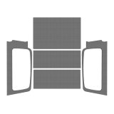 DEI 04-06 Jeep Wrangler LJ Unlimited Headliner Complete Kit - Gray thumbnail 2