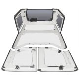 DEI 11-18 Jeep Wrangler JK 4-Door Boom Mat Complete Headliner Kit - 6 Piece - White thumbnail 3