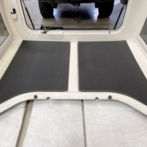 DEI 11-18 Jeep Wrangler JK 2-Door Boom Mat Complete Headliner Kit - 6 Piece - White thumbnail 5