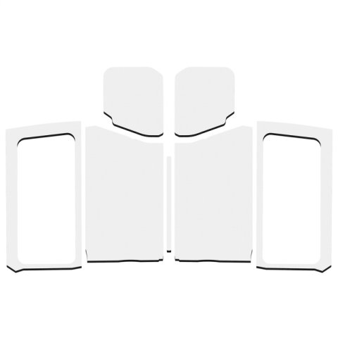 DEI 18-23 Jeep Wrangler JL 2-Door Boom Mat Complete Headliner Kit - 7 Piece - Gray thumbnail 1