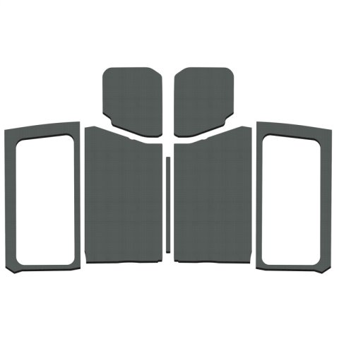 DEI 18-23 Jeep Wrangler JL 2-Door Boom Mat Complete Headliner Kit - 7 Piece - White thumbnail 1