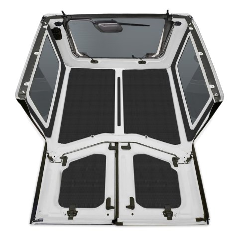 DEI 18-23 Jeep Wrangler JL 2-Door Boom Mat Complete Headliner Kit - 7 Piece - Black thumbnail 4