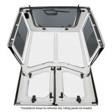DEI 18-23 Jeep Wrangler JL 2-Door Boom Mat Rear Side Window Trim - 2 Piece - White thumbnail 5