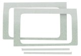 DEI 18-23 Jeep Wrangler JL 2-Door Boom Mat Rear Side Window Trim - 2 Piece - White thumbnail 7