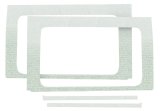 DEI 18-23 Jeep Wrangler JL 4-Door Boom Mat Rear Side Window Trim - 4 Piece - White thumbnail 7