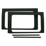 DEI 18-23 Jeep Wrangler JL 4-Door Boom Mat Rear Side Window Trim - 4 Piece - Black thumbnail 2