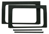 DEI 18-23 Jeep Wrangler JL 4-Door Boom Mat Rear Side Window Trim - 4 Piece - Black thumbnail 7