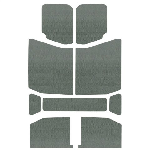 DEI 18-23 Jeep Wrangler JL 4-Door Boom Mat Headliner - 9 Piece - Gray thumbnail 1