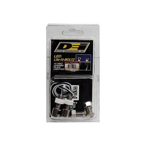 DEI LED LiteN Boltz License Plate Lighting Kit - Dome Head - 4pc - Satin thumbnail 4