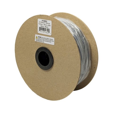 DEI Hi-Temp Shrink Tube 18mm x 50ft Spool - Black thumbnail 3
