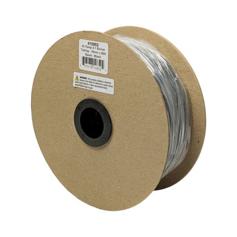 DEI Hi-Temp Shrink Tube 18mm x 50ft Spool - Black thumbnail 4