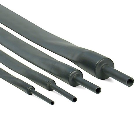 DEI Hi-Temp Shrink Tube Kit - 9/12/18/24mm x 2ft - Black thumbnail 1