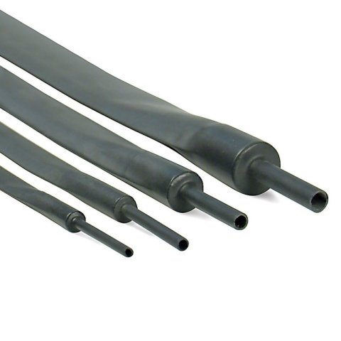 DEI Hi-Temp Shrink Tube Kit - 9/12/18/24mm x 2ft - Black thumbnail 2
