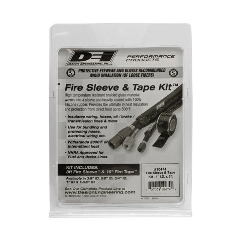 DEI Fire Sleeve and Tape Kit 1in I.D. x 3ft thumbnail 4